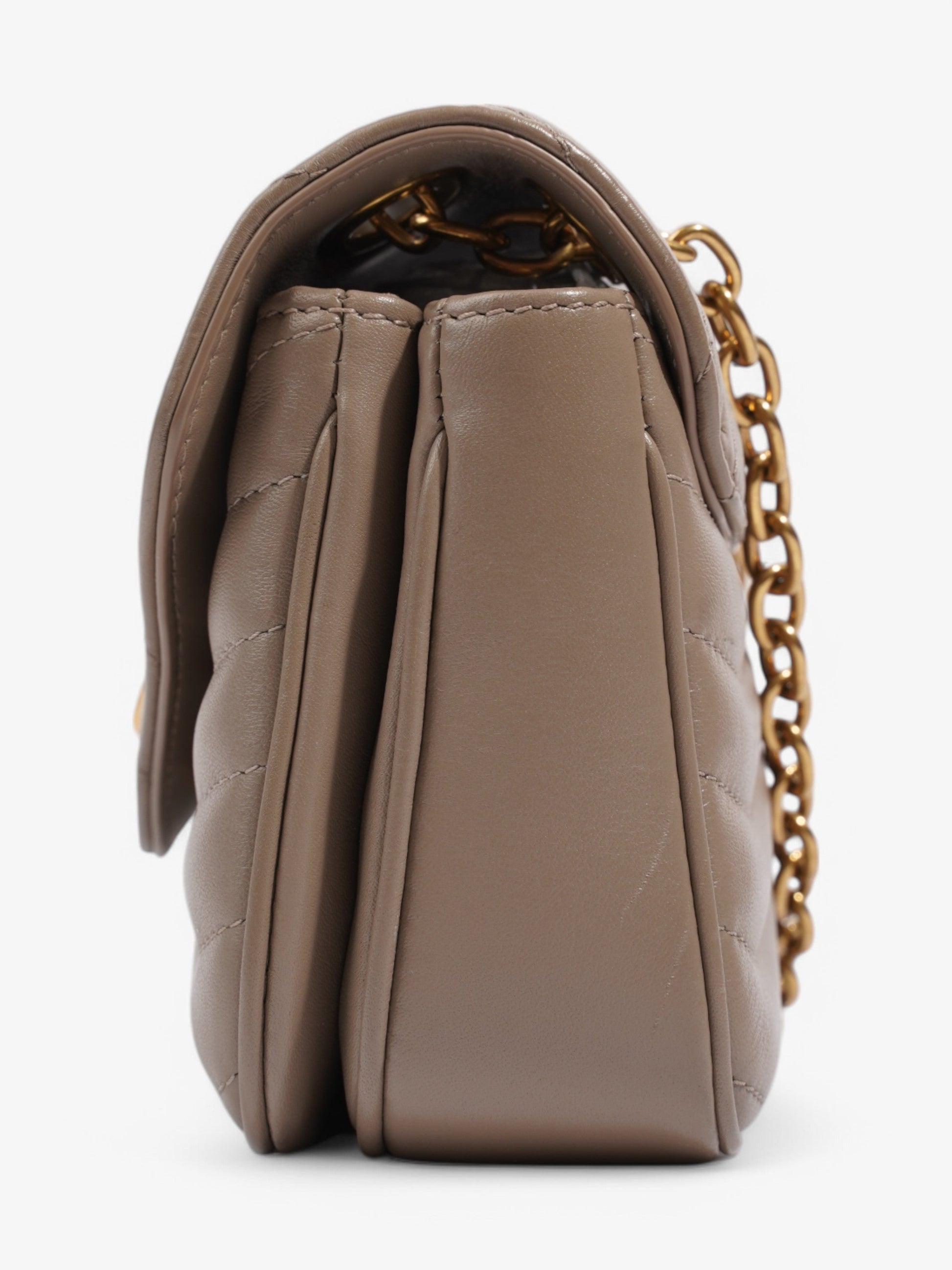 Louis Vuitton New Wave Taupe PM Leather Calfskin Handbag