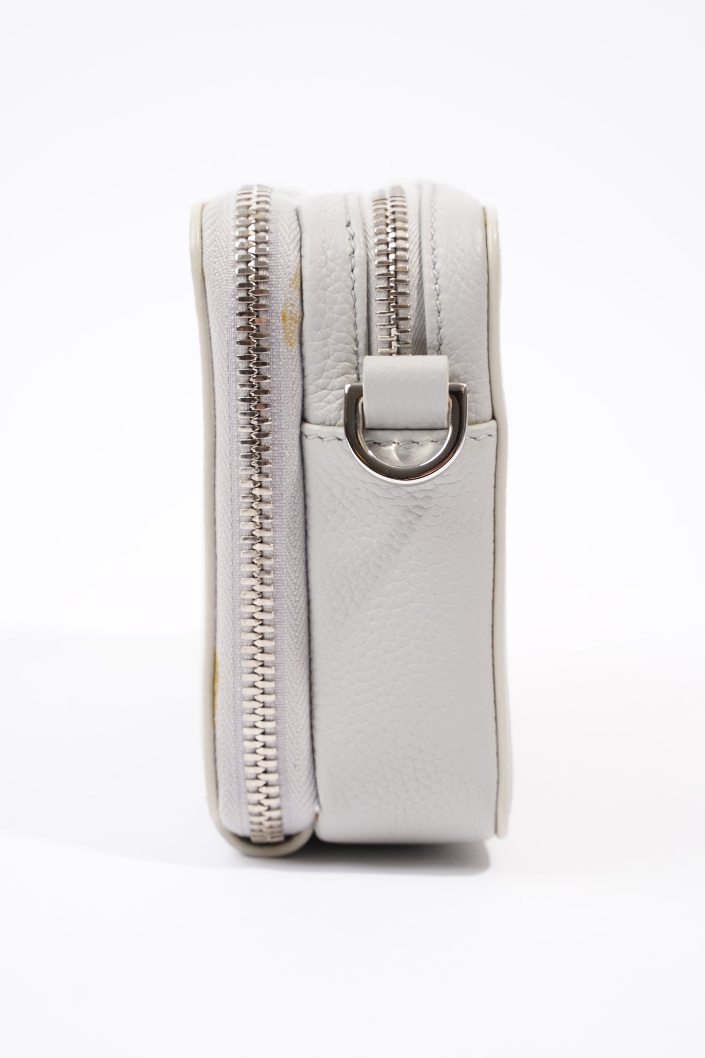 Dior Jordan Wings Grey Messenger Bag Leather Gray