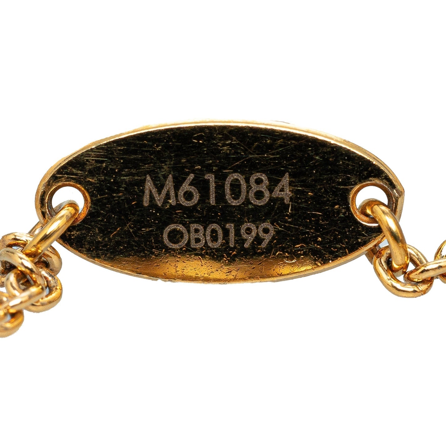 Gold Louis Vuitton Essential V Bracelet