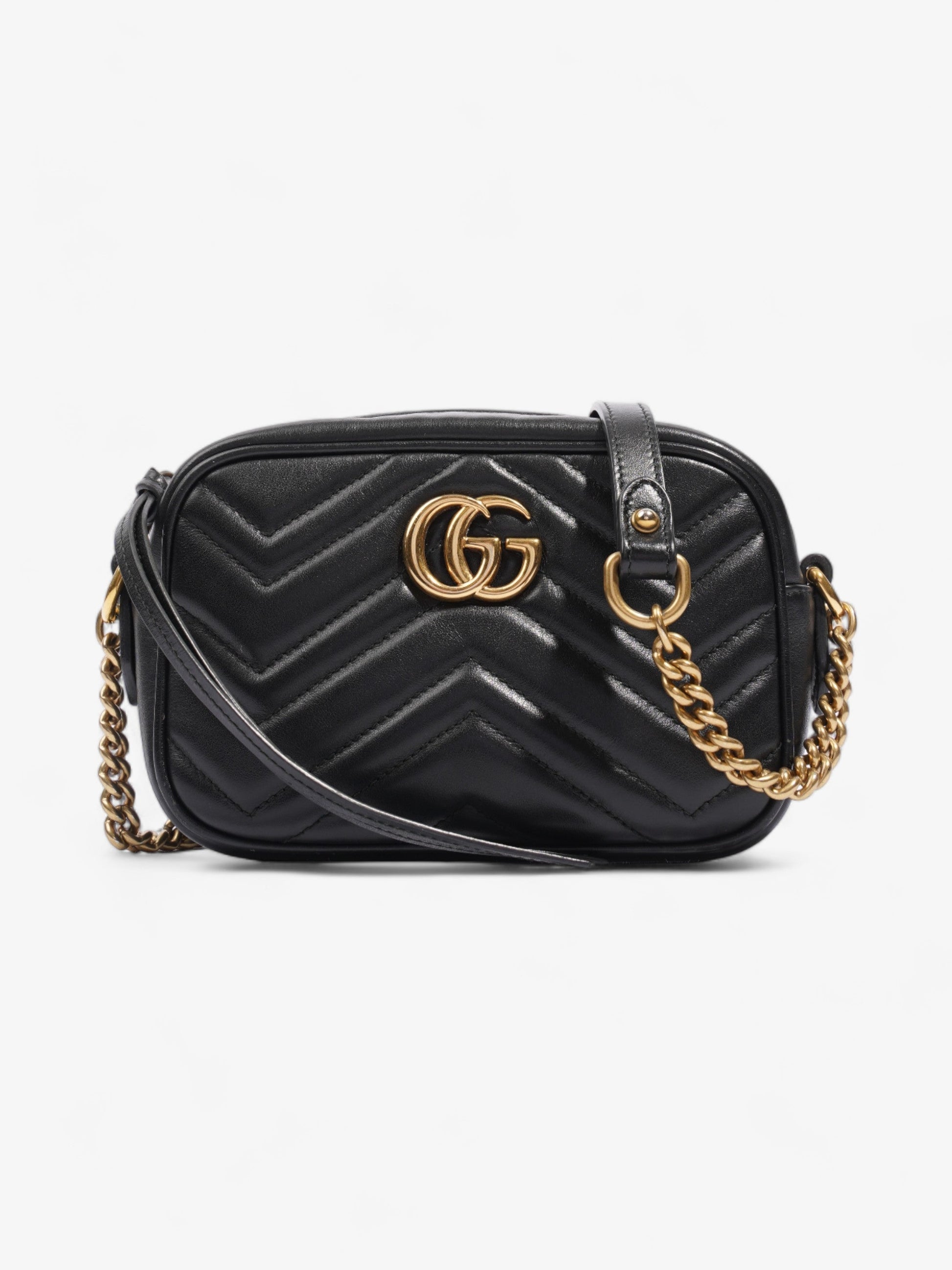 Gucci Marmont Mini Crossbody Bag Leather Matelasse Mini 2