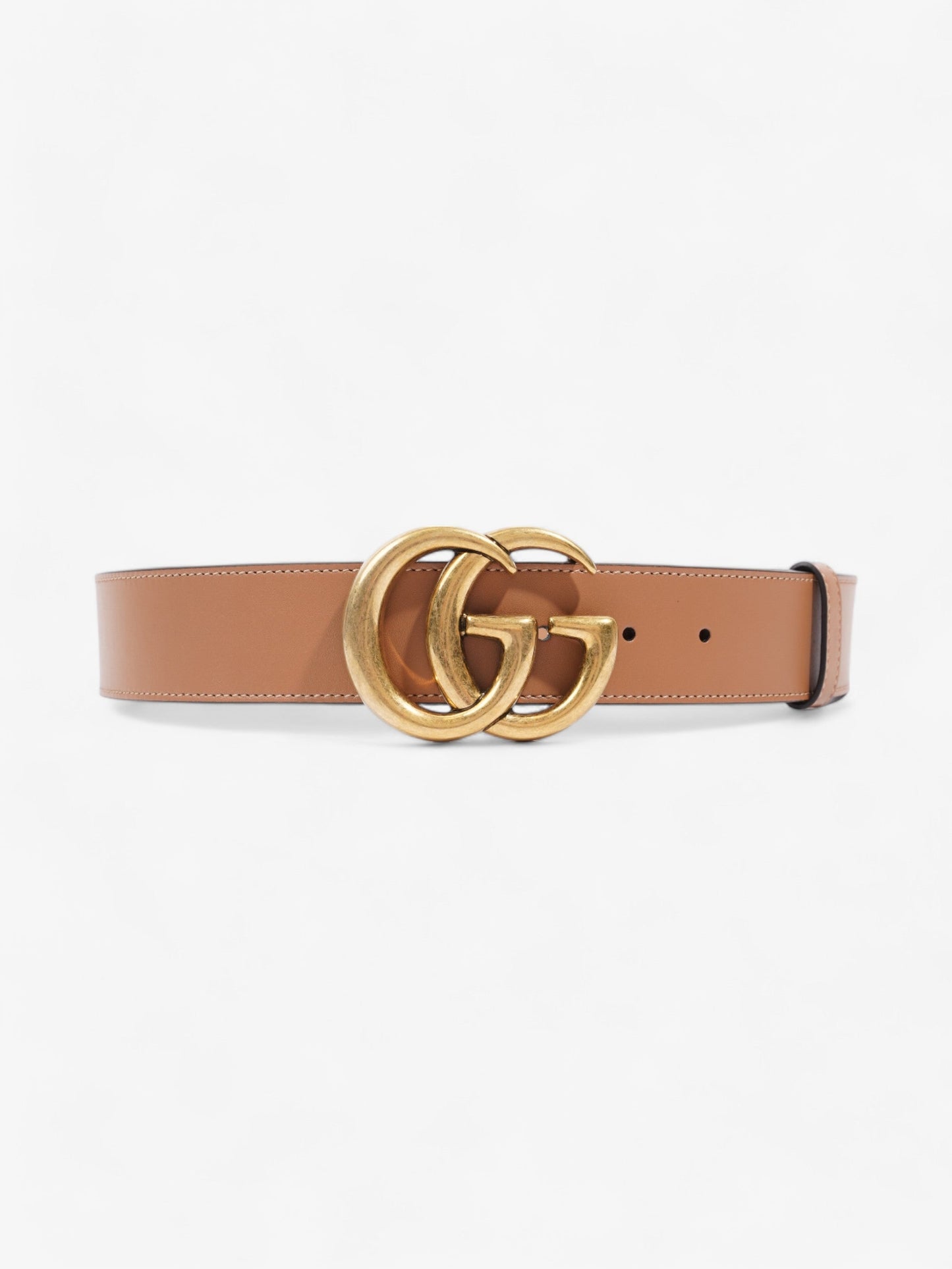 Gucci Marmont Wide Belt Handbag Leather Brown Accessory