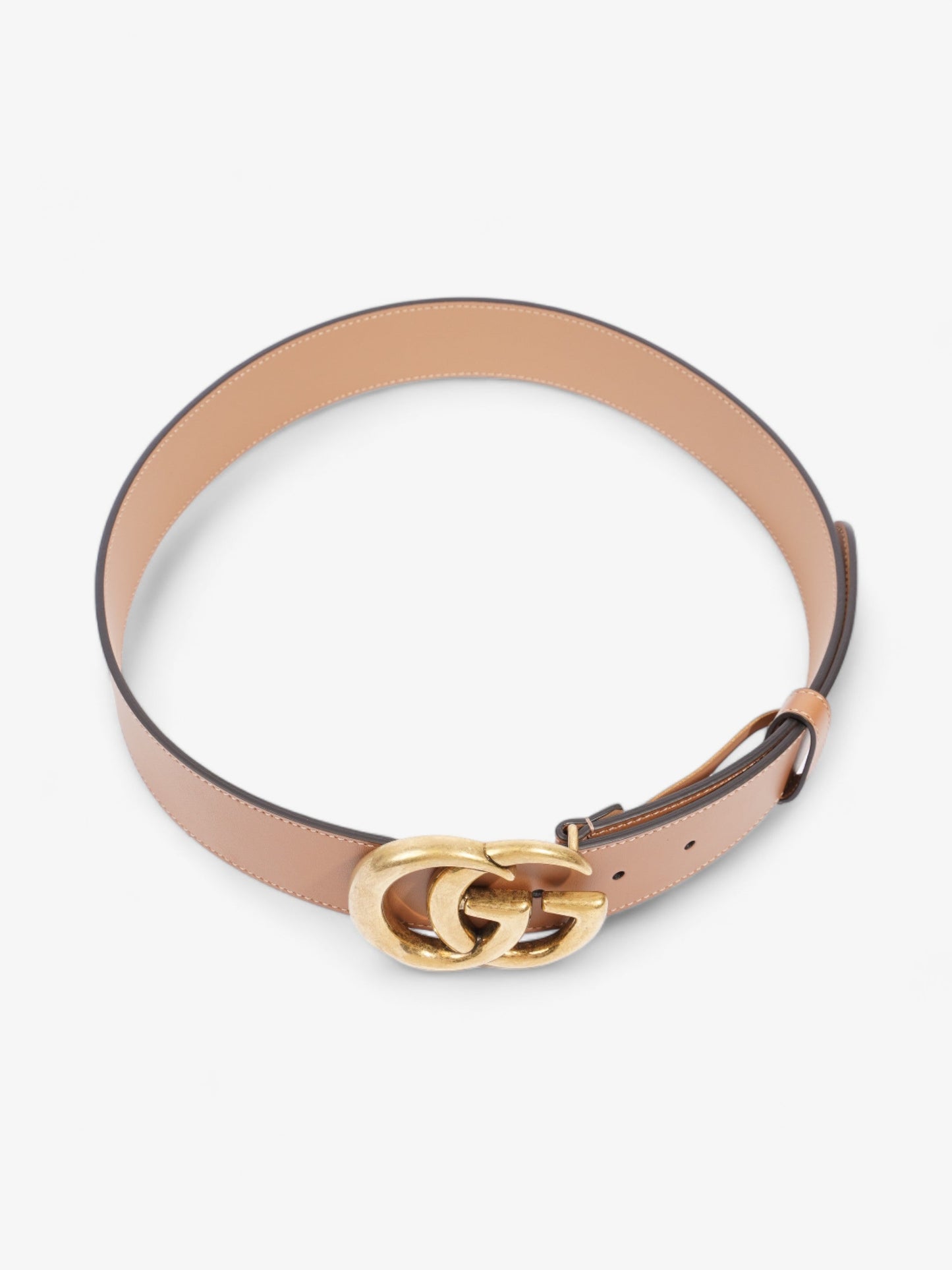 Gucci Marmont Wide Belt Handbag Leather Brown Accessory