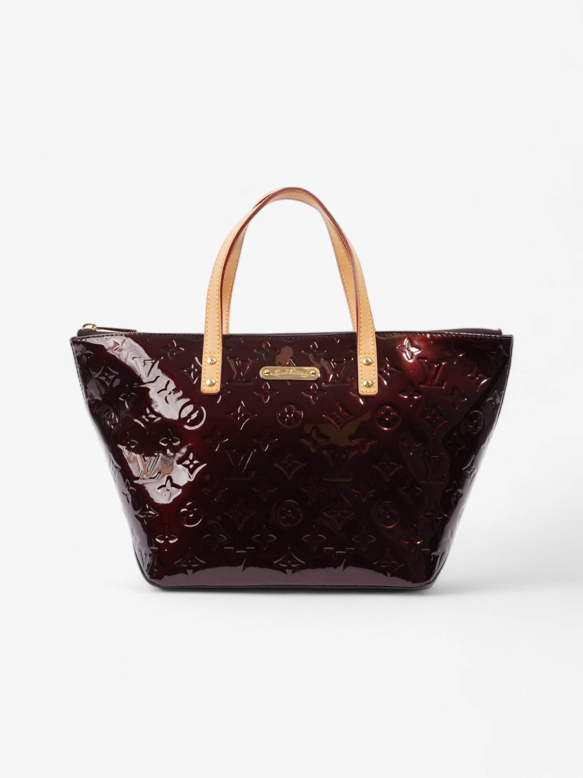 Louis Vuitton Amarante Bellevue PM Patent Monogram Vernis Leather Handbag