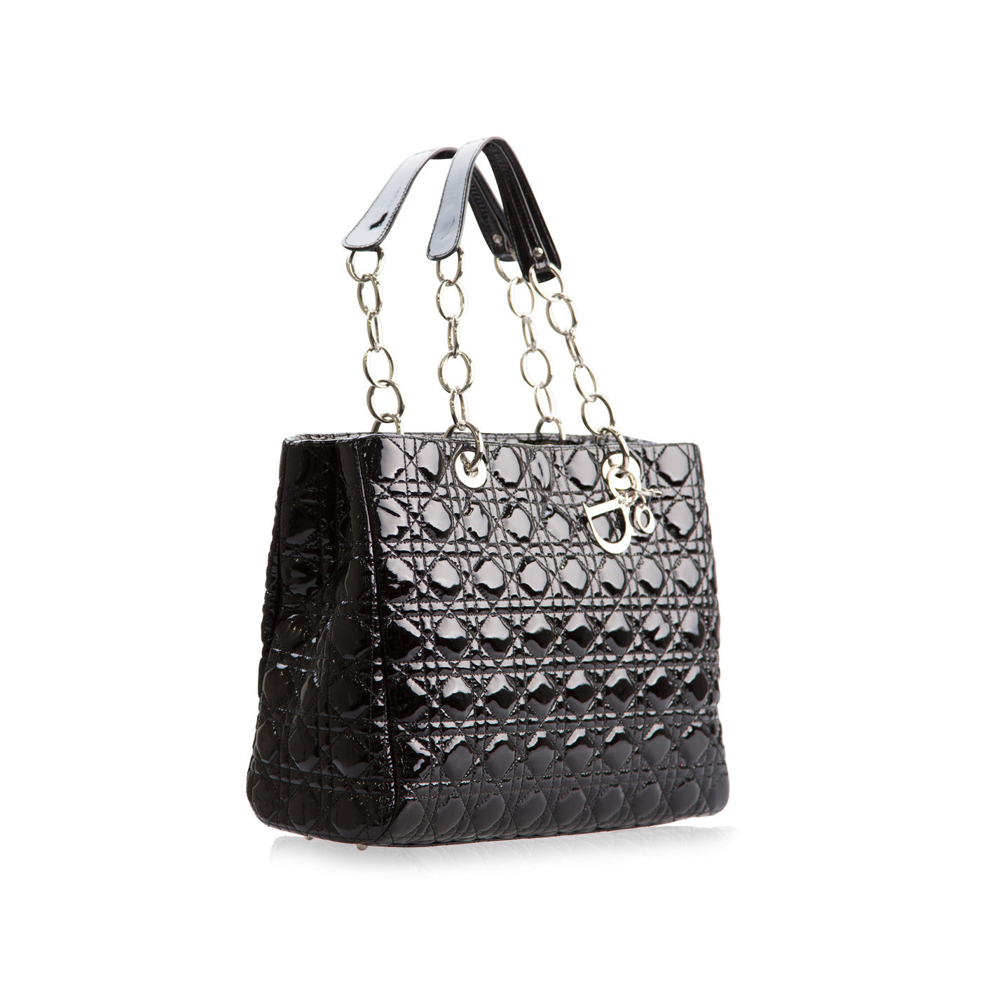 Dior Christian Cannage Tote Quilted Tote Bag