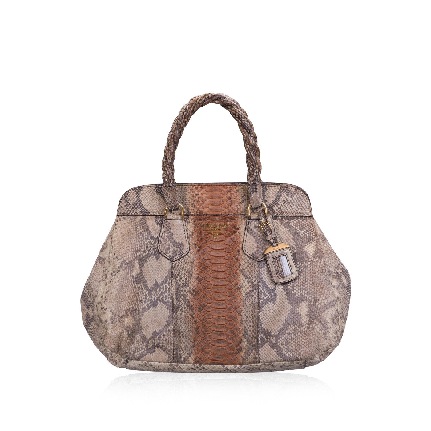 Dior Prada Borsa In Pelle Patone Shoulder Bag