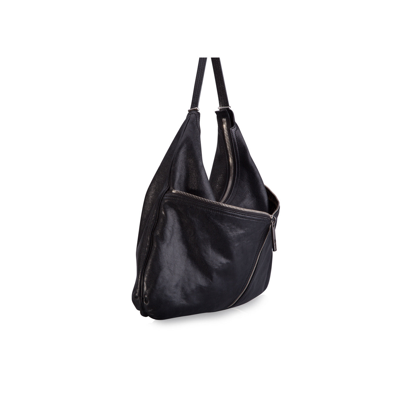 Fendi Front Hobo Bag Zip Shoulder Bag