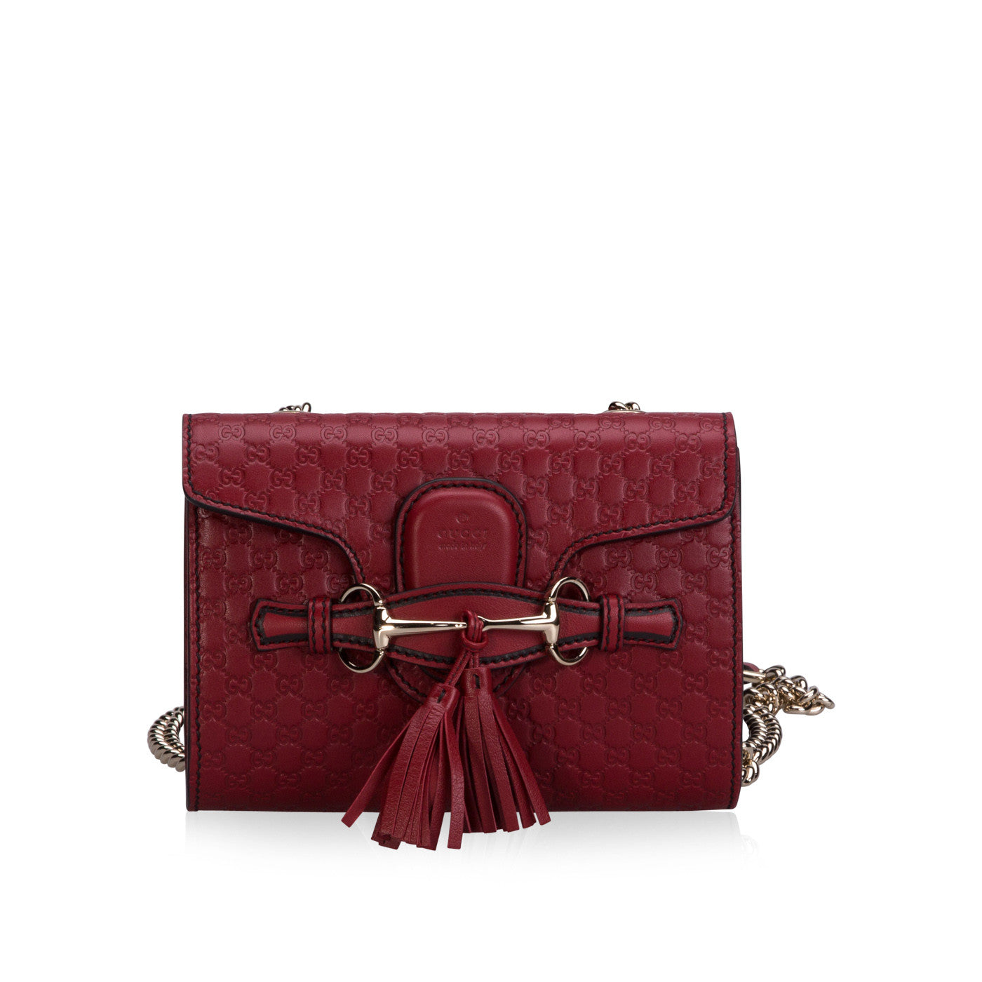 Gucci Emily ssima Crossbody Bag Mini Guccissima Red