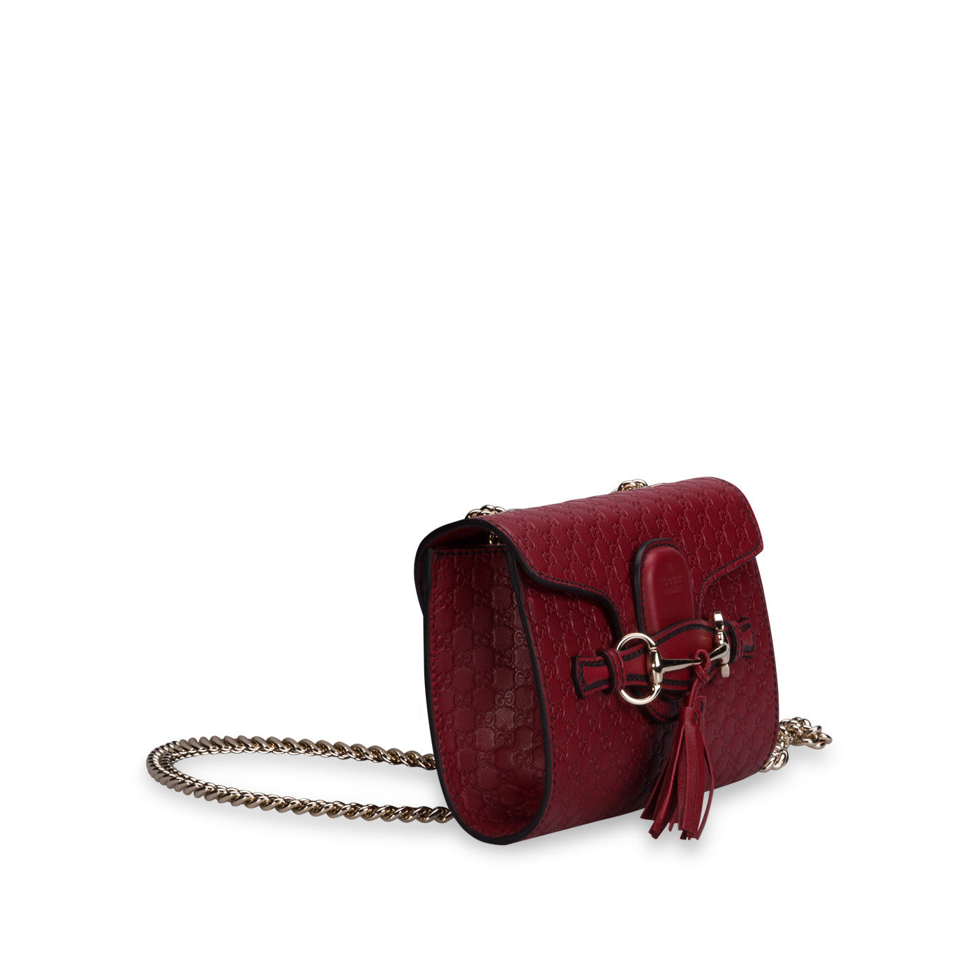 Gucci Emily ssima Crossbody Bag Mini Guccissima Red
