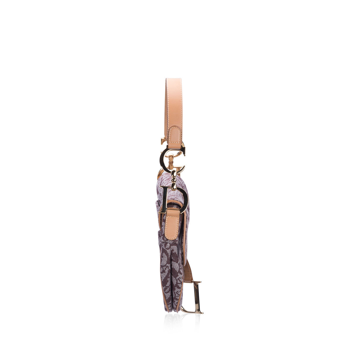 Dior Christian Iconic Saddle Bag Shoulder Bag Saddle Bag Canvas