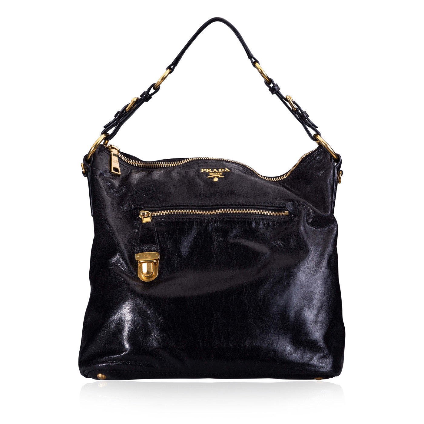 Prada Tote Vitello Tote Bag