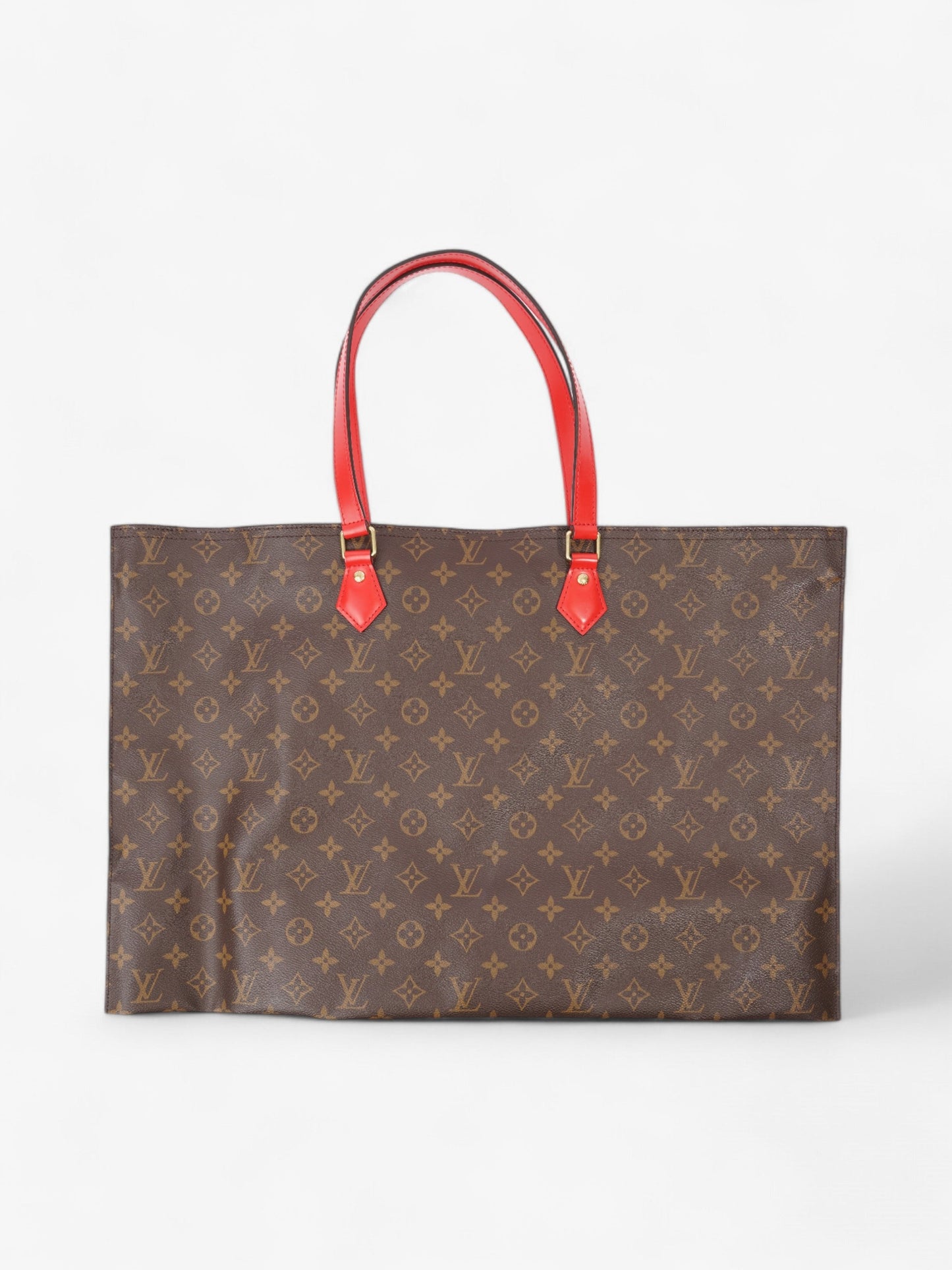 Louis Vuitton All- Coated MM Monogram Canvas Coated Canvas Red Apparel