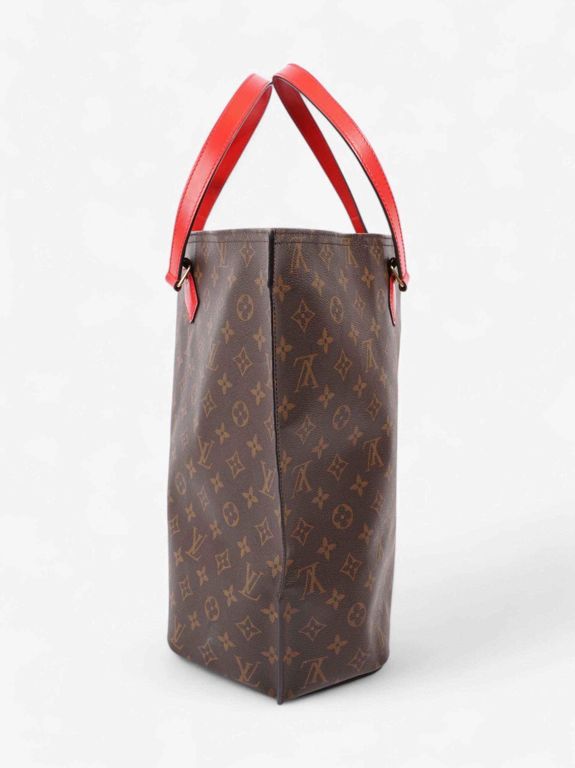 Louis Vuitton All- Coated MM Monogram Canvas Coated Canvas Red Apparel