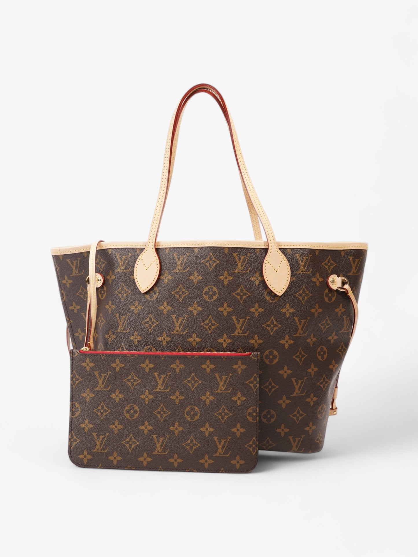 Louis Vuitton Neverfull Coated MM Monogram Canvas Coated Canvas Apparel Canvas Mm