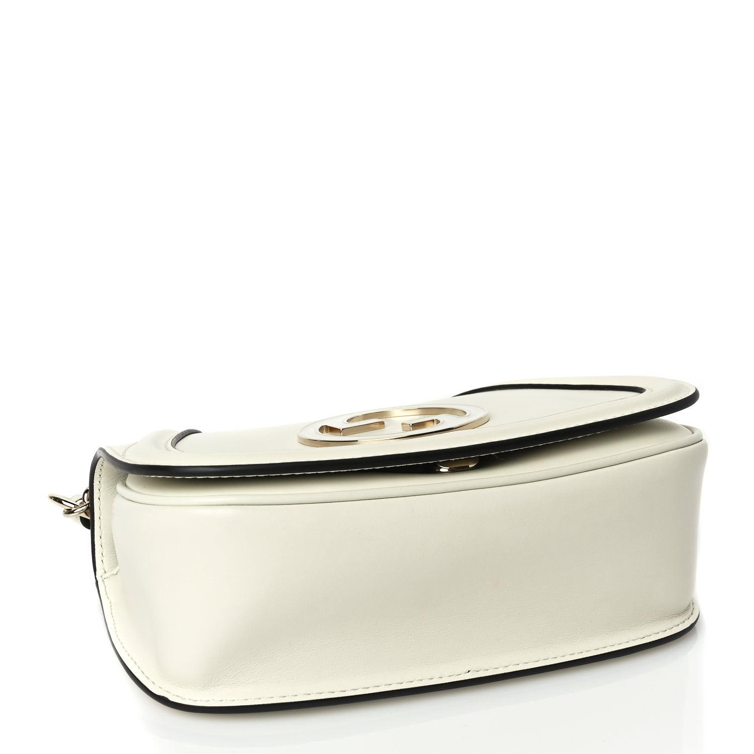 Gucci Calfskin Blondie Small Shoulder Bag Mystic White