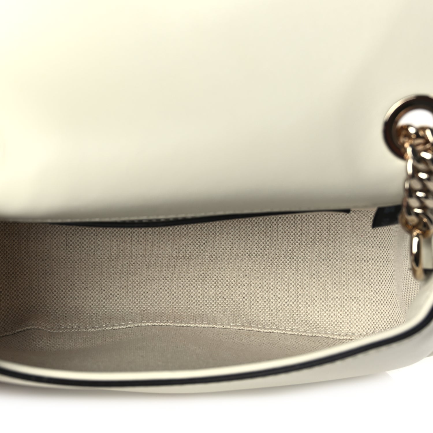 Gucci Calfskin Blondie Small Shoulder Bag Mystic White