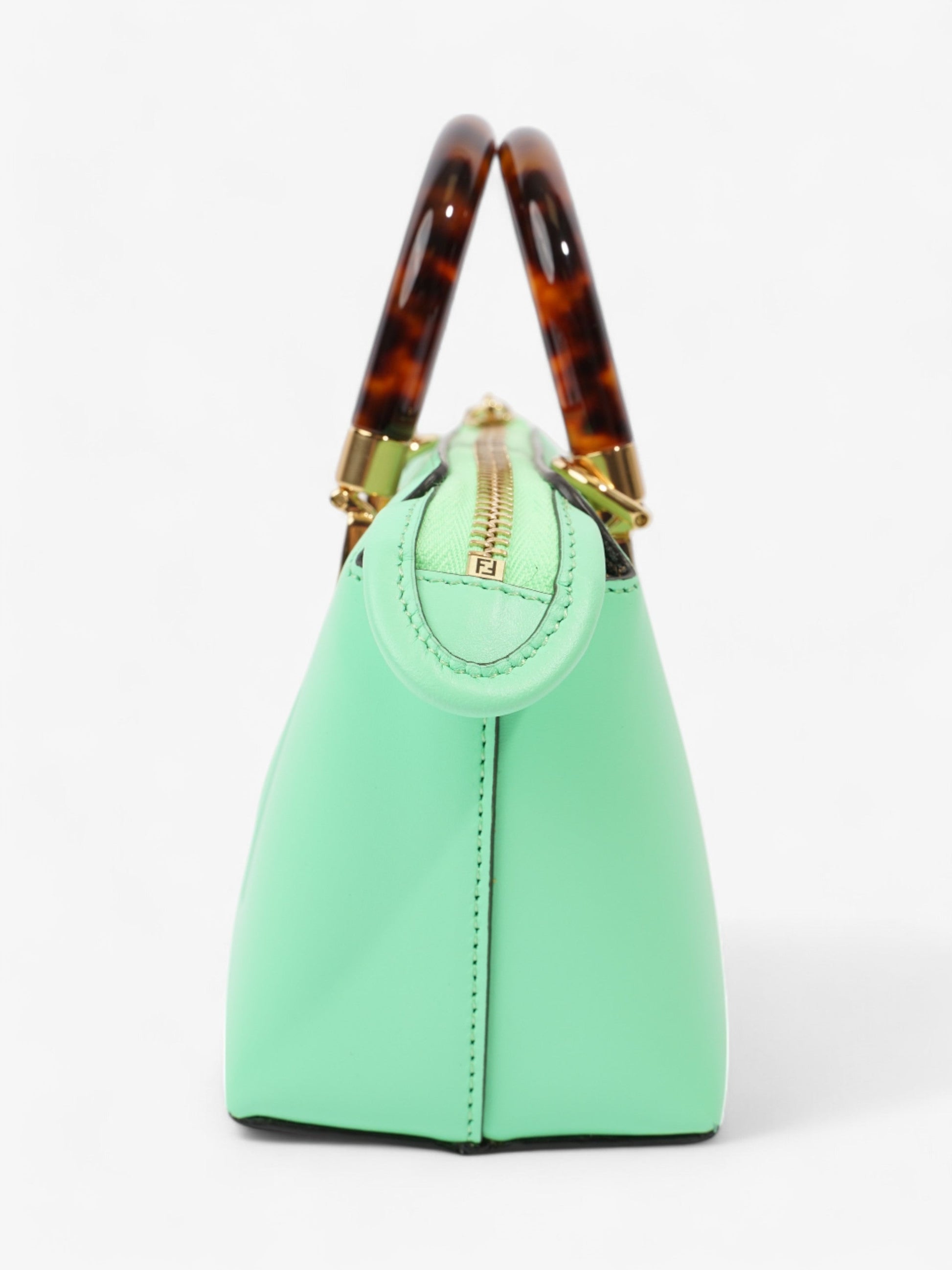 Fendi By The Way Edamame Tortoise Crossbody Bag Leather Mini