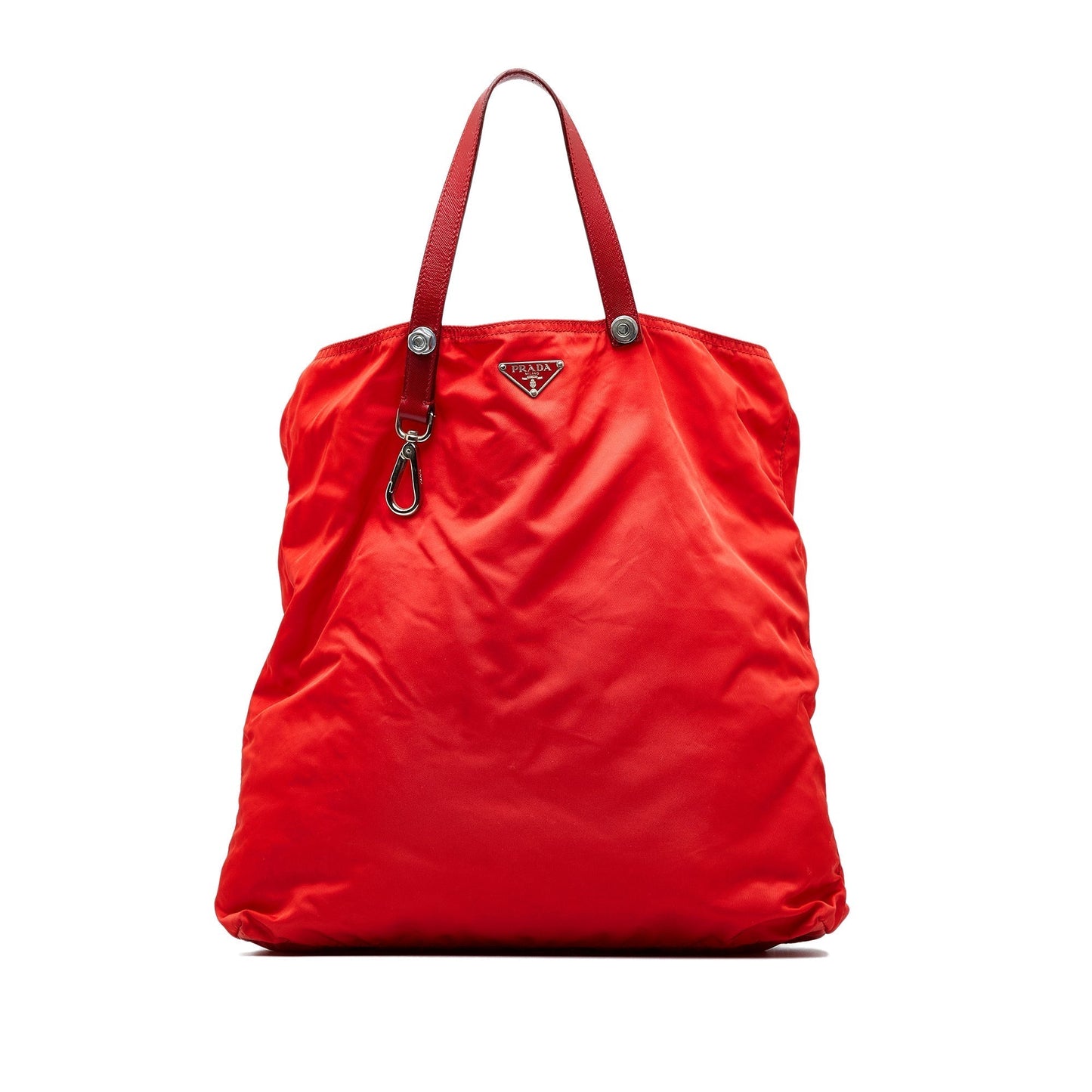 Prada Tessuto Tote Red Tote Bag