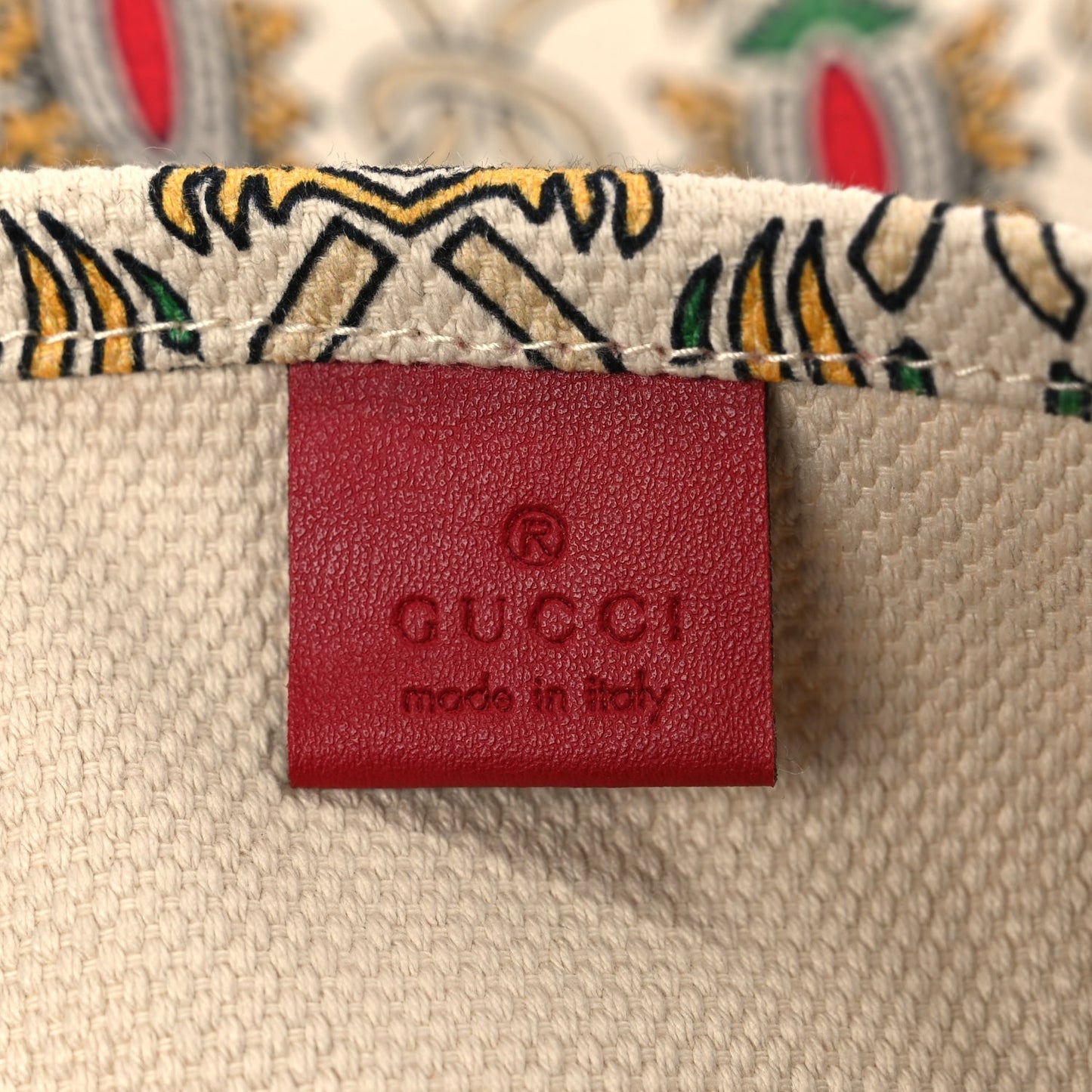 Gucci Canvas Garden Store Floral Vertical Tote Multicolor
