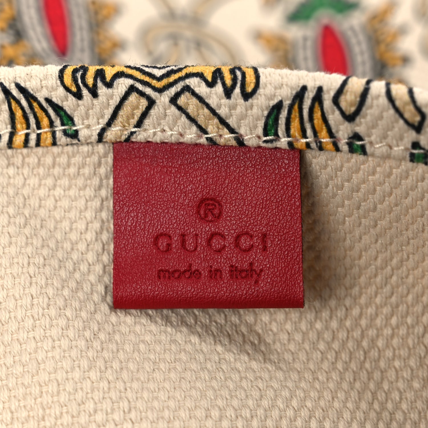Gucci Canvas Garden Store Floral Vertical Tote Multicolor