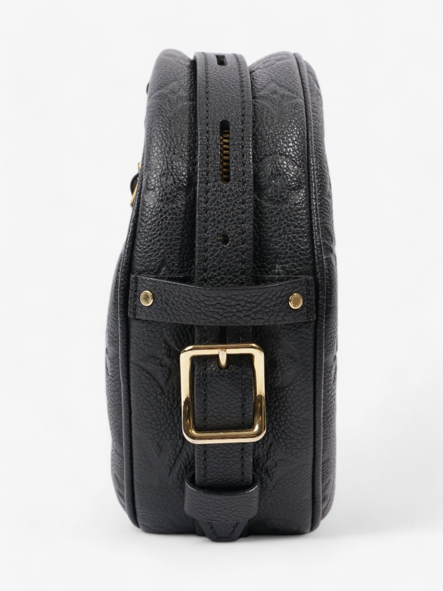 Louis Vuitton Boite Chapeau Souple MM Empreinte Leather Black Handbag