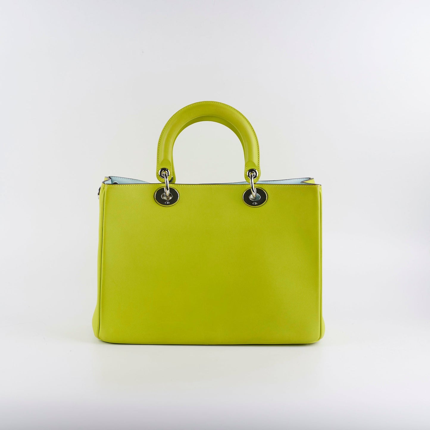 Dior issimo Lemon Light Shoulder Bag Blue Green