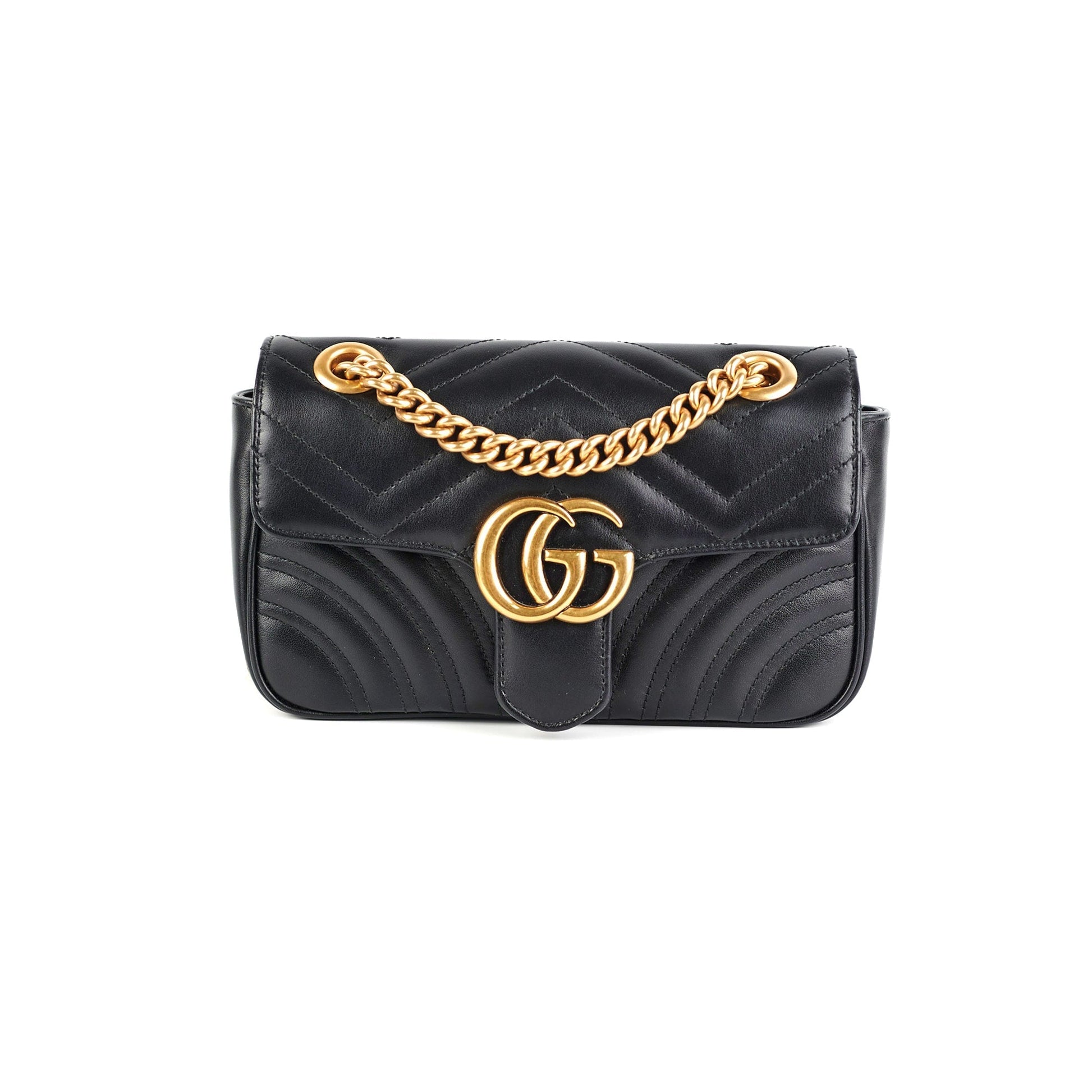 Gucci Marmont Crossbody Bag Black Mini
