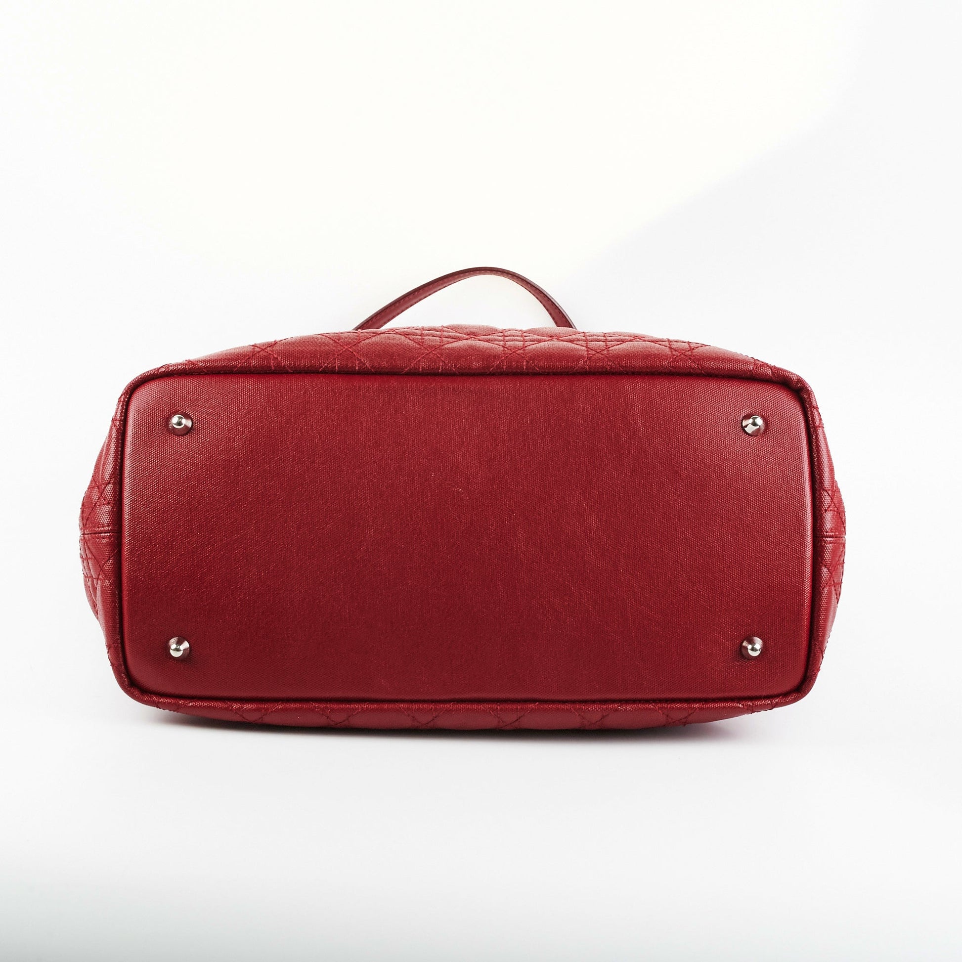 Dior Christian Burgundy Tote Tote Bag