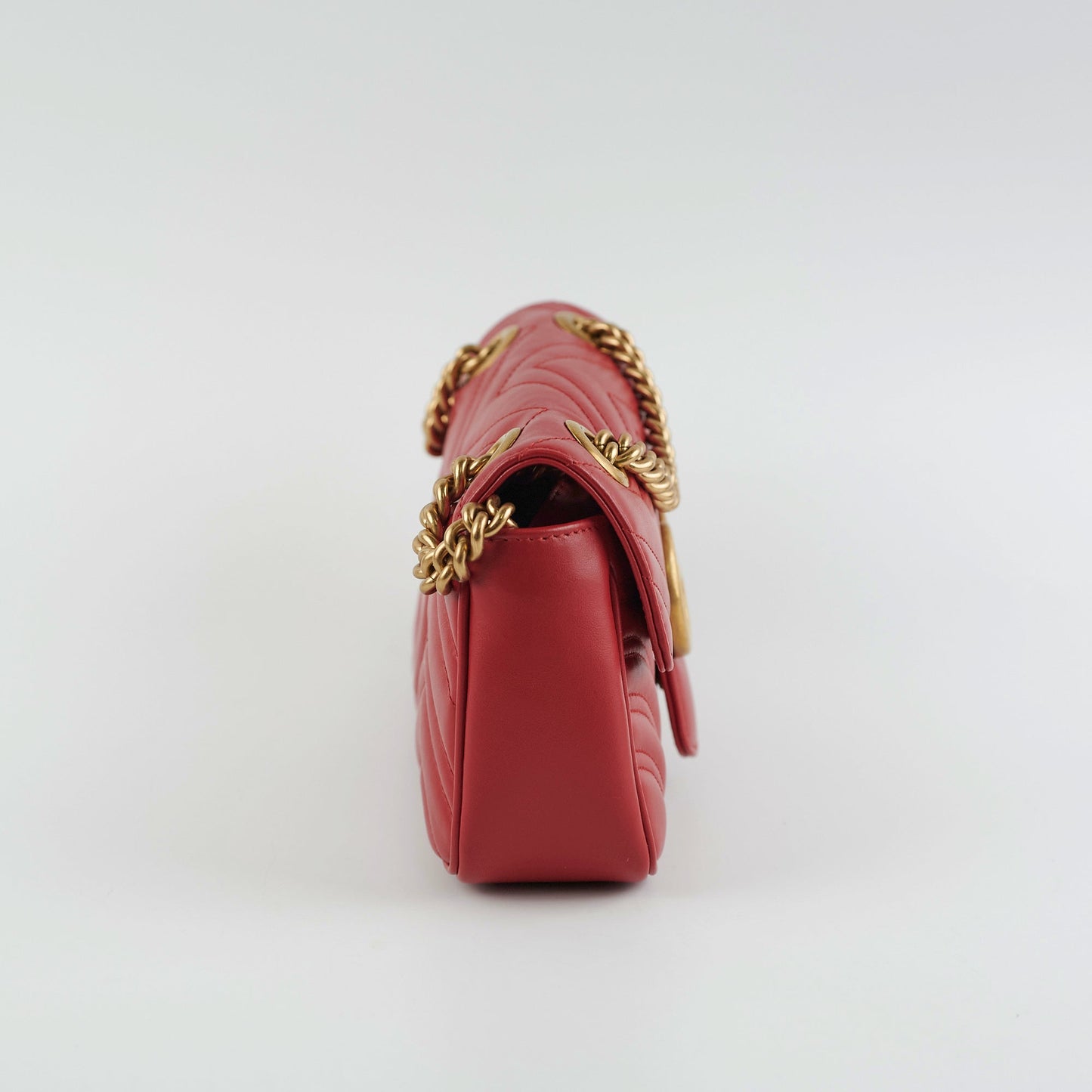 Gucci Marmont Crossbody Bag Red Mini