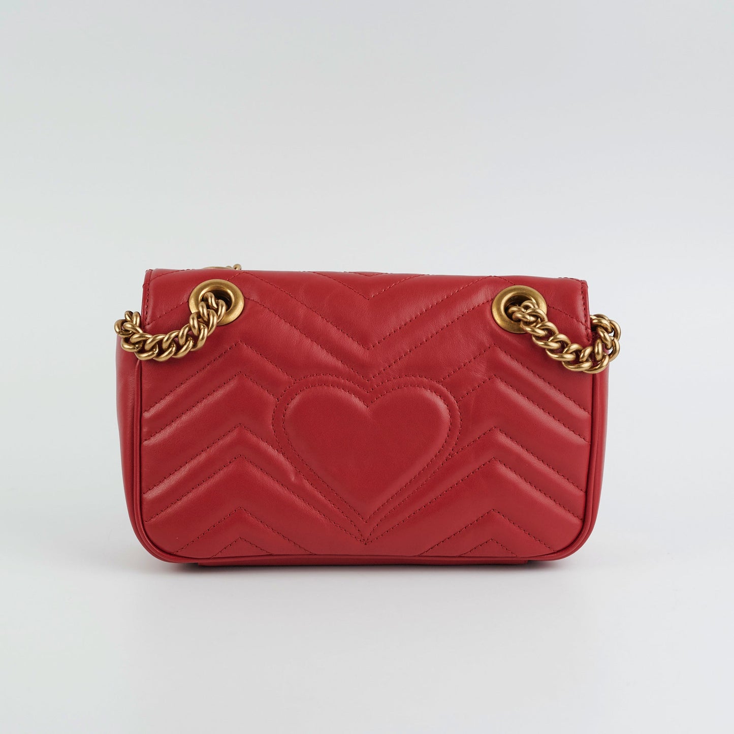 Gucci Marmont Crossbody Bag Red Mini
