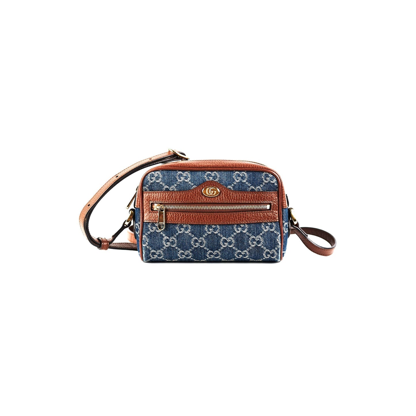 Gucci Ophidia Crossbody Bag Denim Small