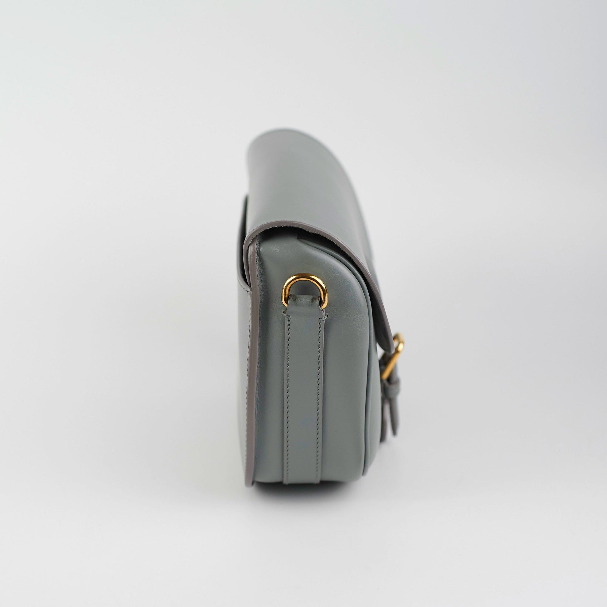 Dior Christian Bobby Grey Calfskin Bag Gray Medium Travel Bag