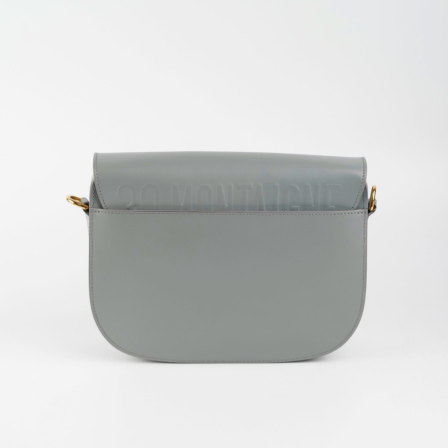 Dior Christian Bobby Grey Calfskin Bag Gray Medium Travel Bag