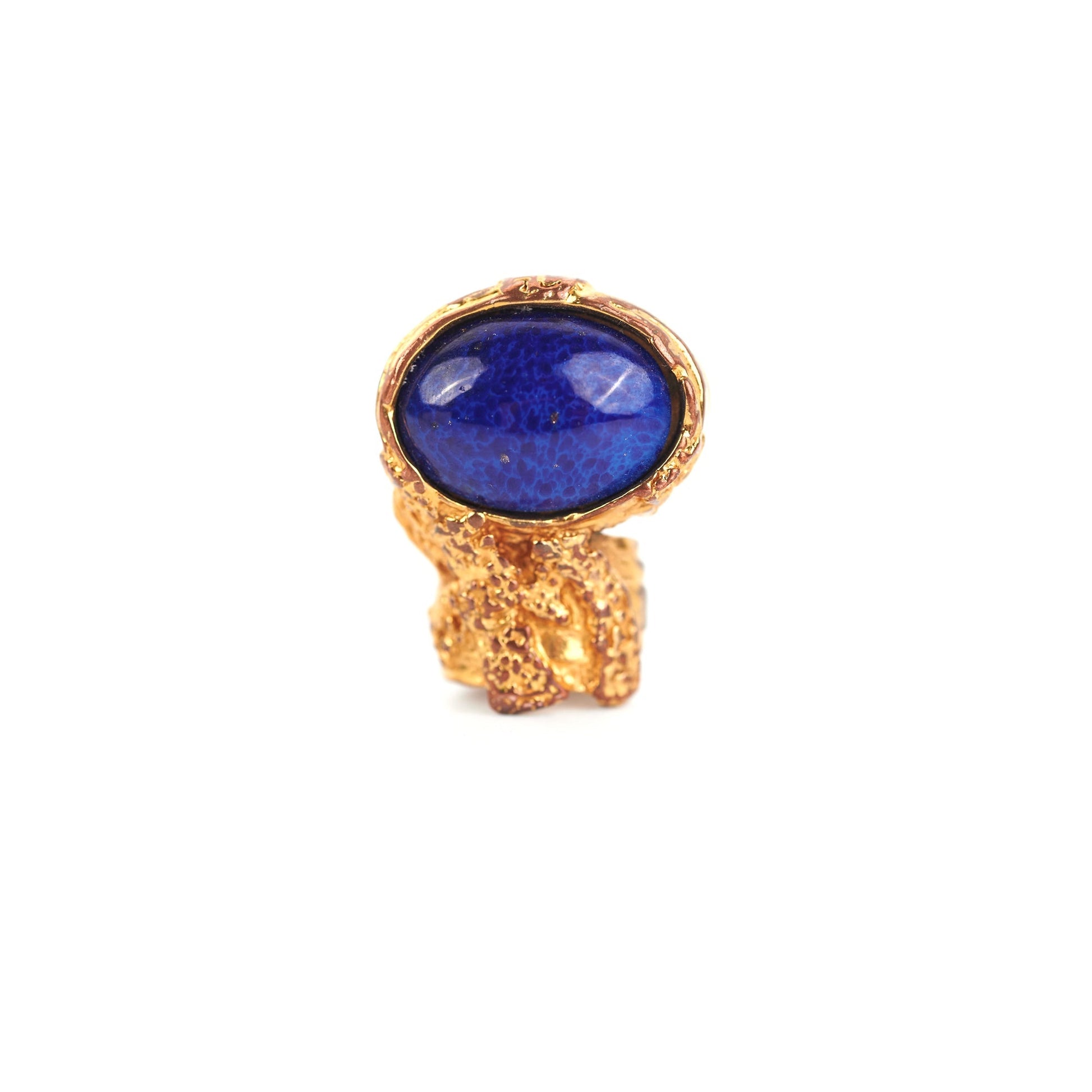 YSL Saint Laurent Arty Ring Blue Jewelry