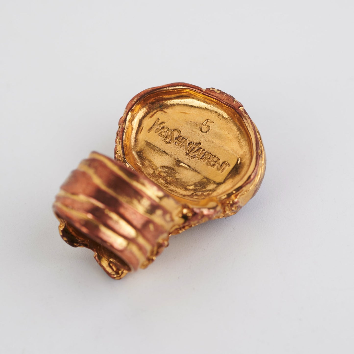 YSL Saint Laurent Arty Ring Blue Jewelry