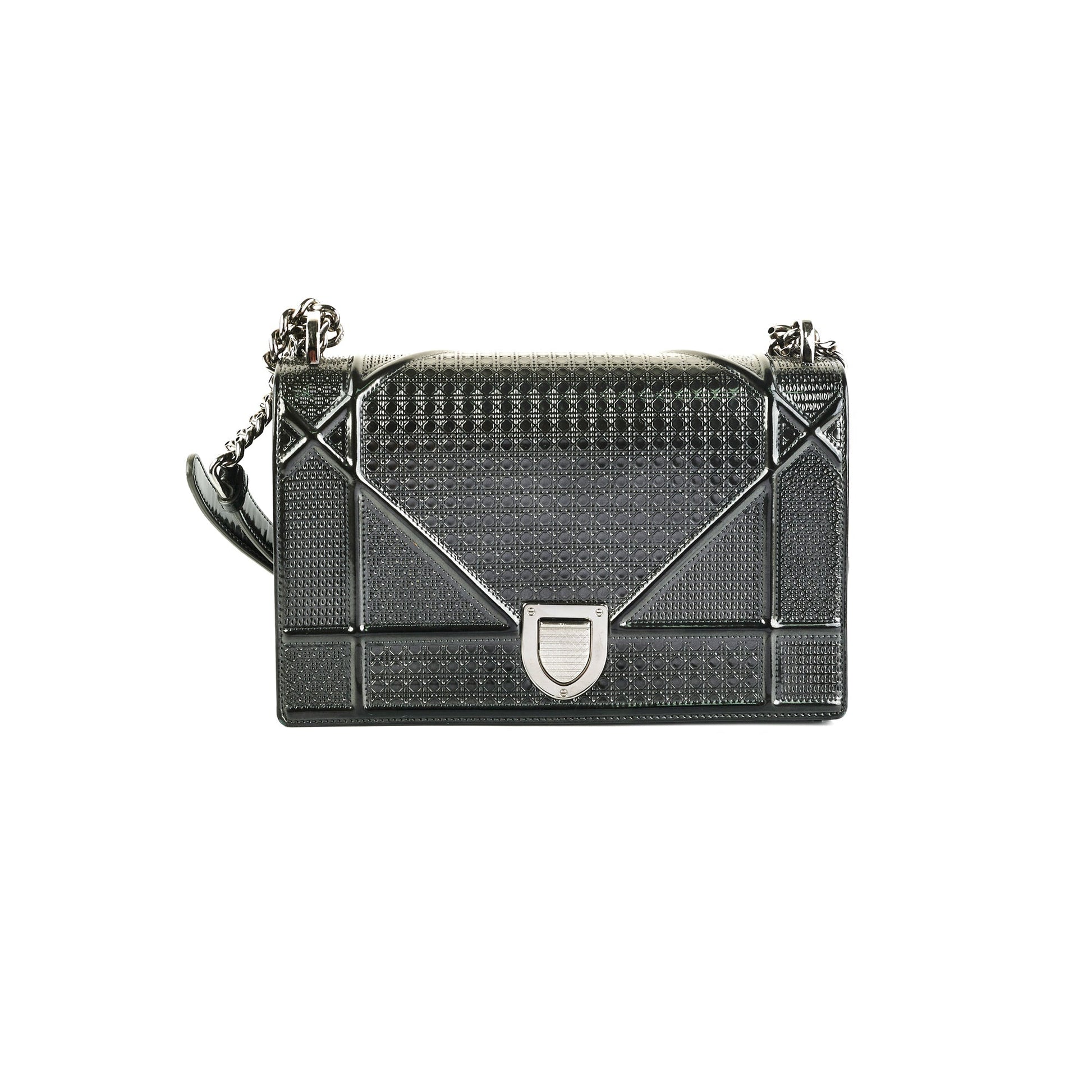 Dior ama Grey Crossbody Bag Gray Medium Medium Diorama Grey