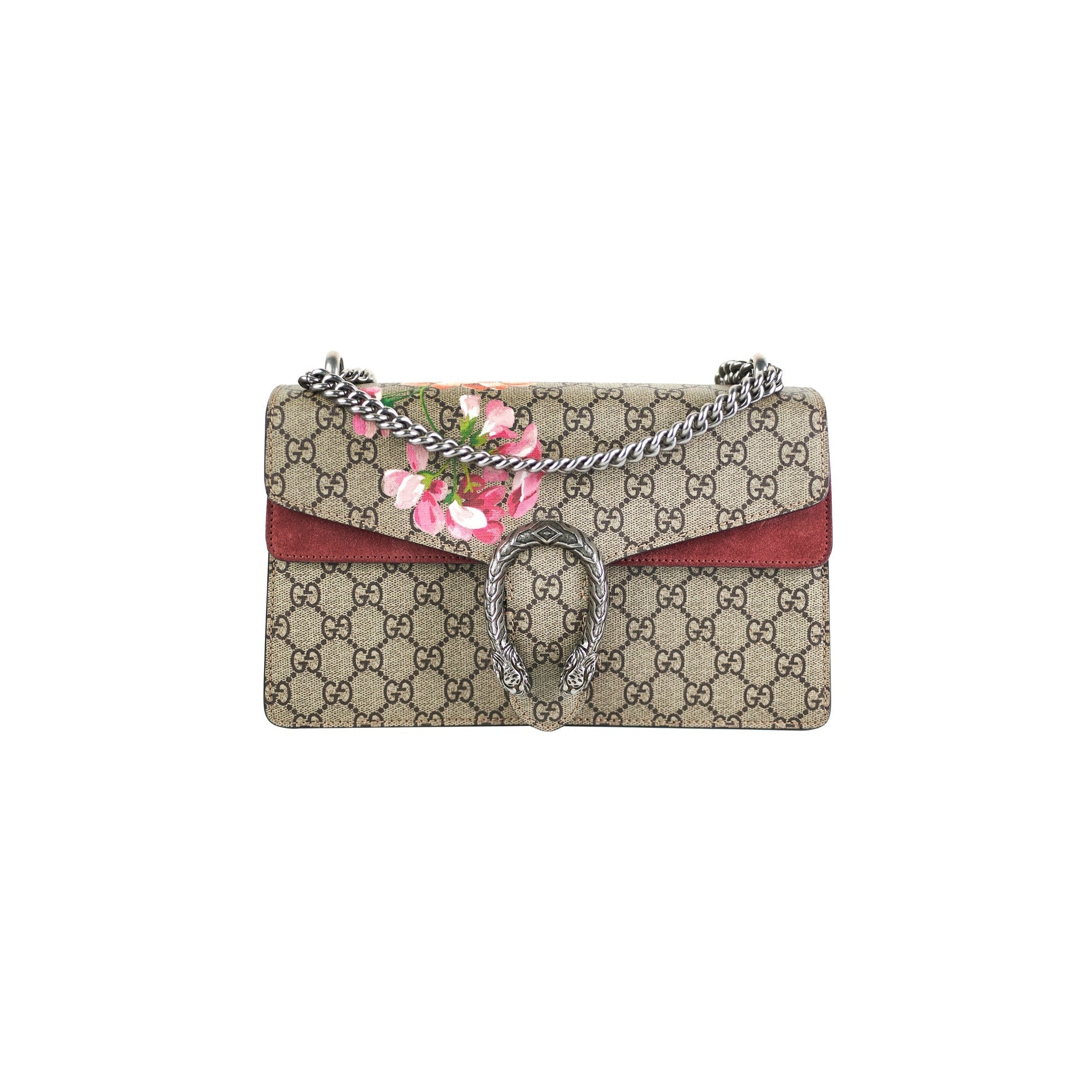 Gucci Dionysus Bloom Shoulder Bag Pink Small
