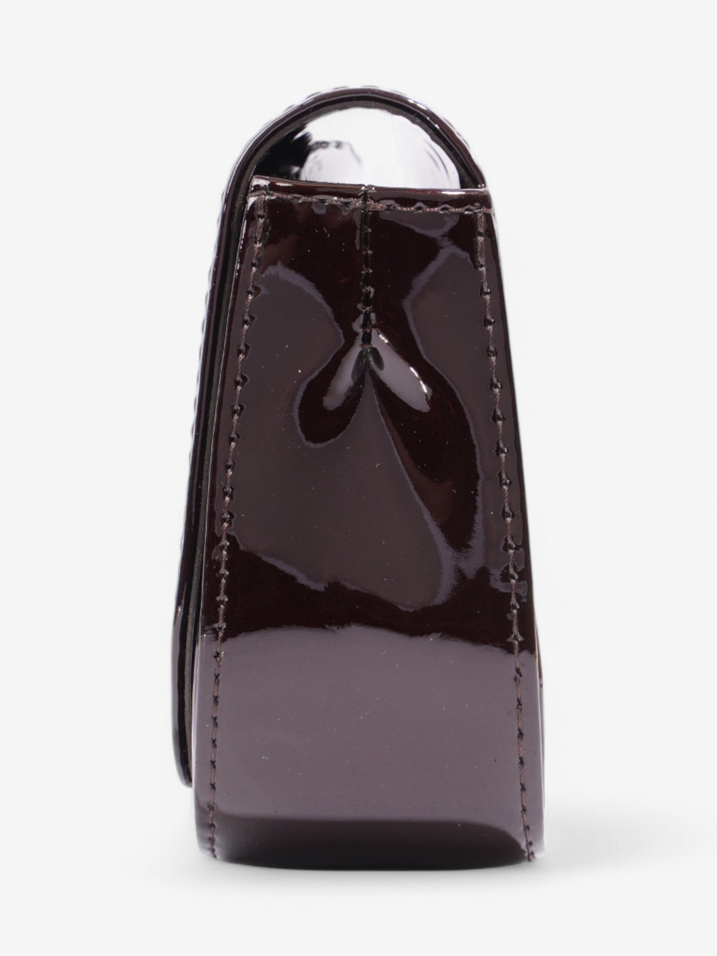 Louis Vuitton Sobe Amarante Patent Leather Clutch Bag