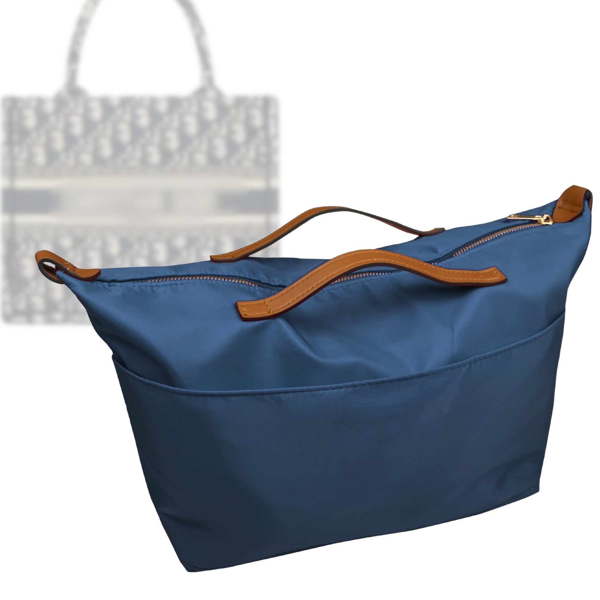 Dior Tote Bag Organizer for Book Tote , Bag Nylon Large Zip