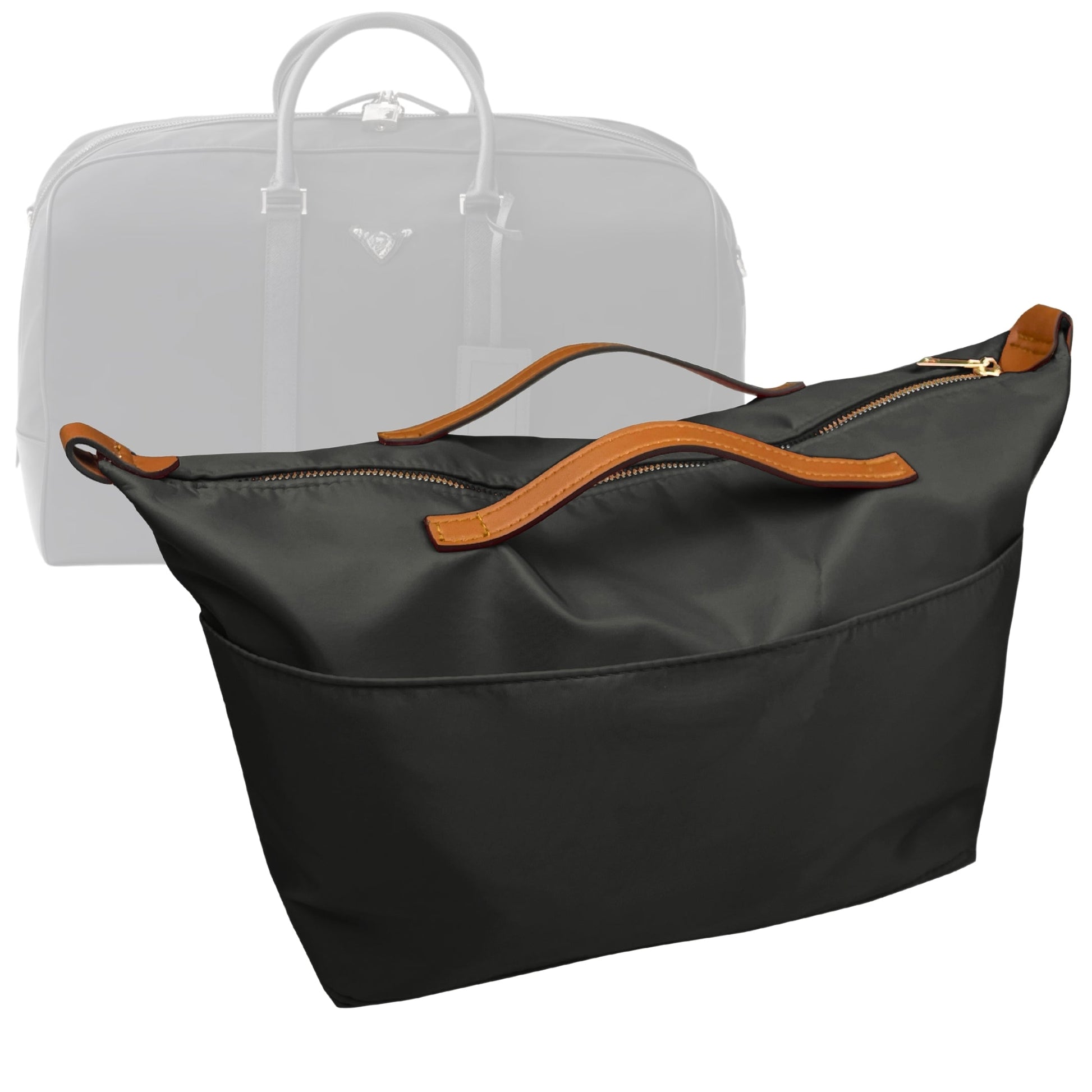 Prada Handbag Organizer for Re- and Duffel, Bag Insert Leather Nylon Saffiano Travel Bag