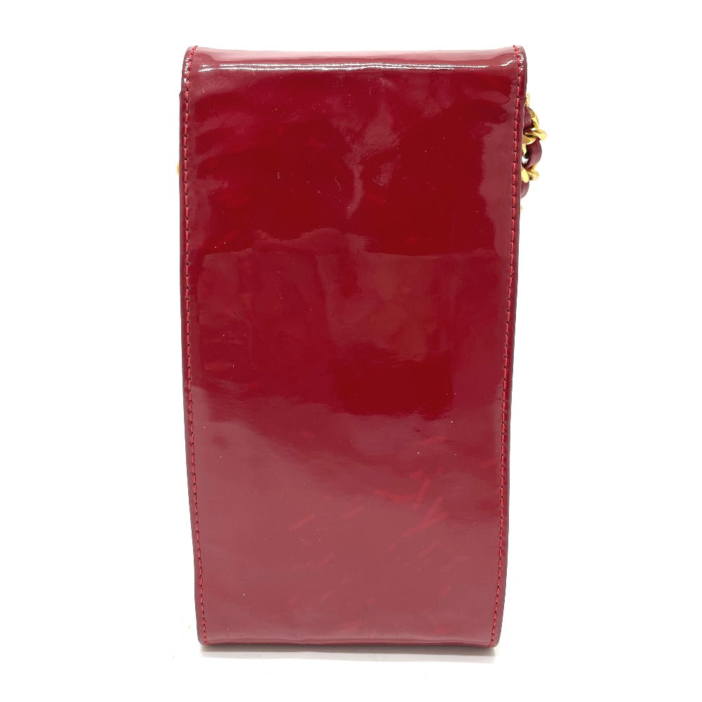 Chanel Patent CCCOCO Mark pochette Red Leather Clutch Bag