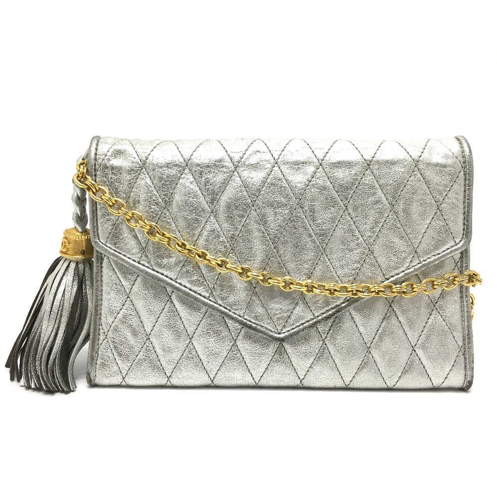 Chanel Silverx rk Gold Leather Jewelry