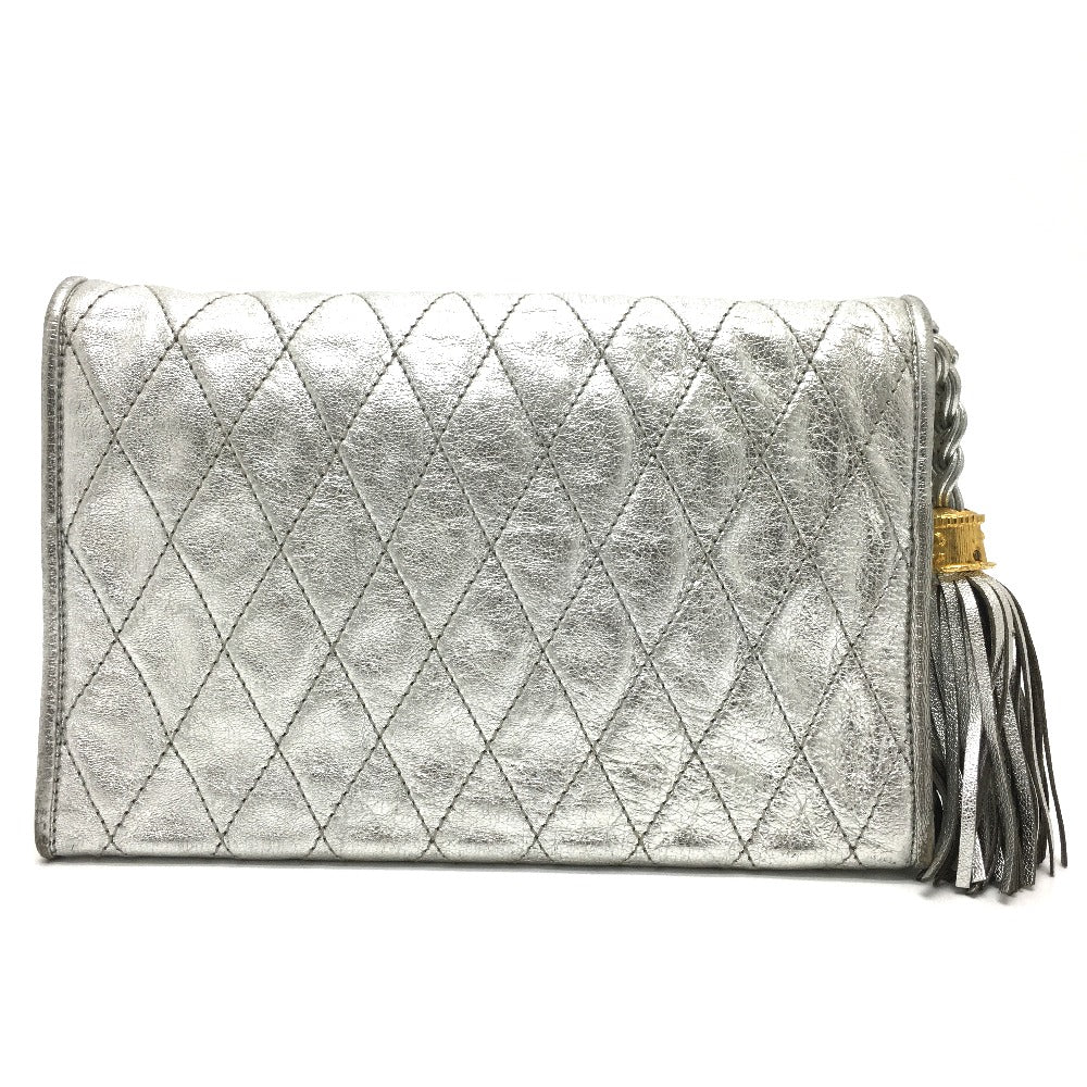 Chanel Silverx rk Gold Leather Jewelry