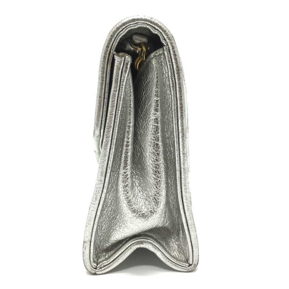 Chanel Silverx rk Gold Leather Jewelry