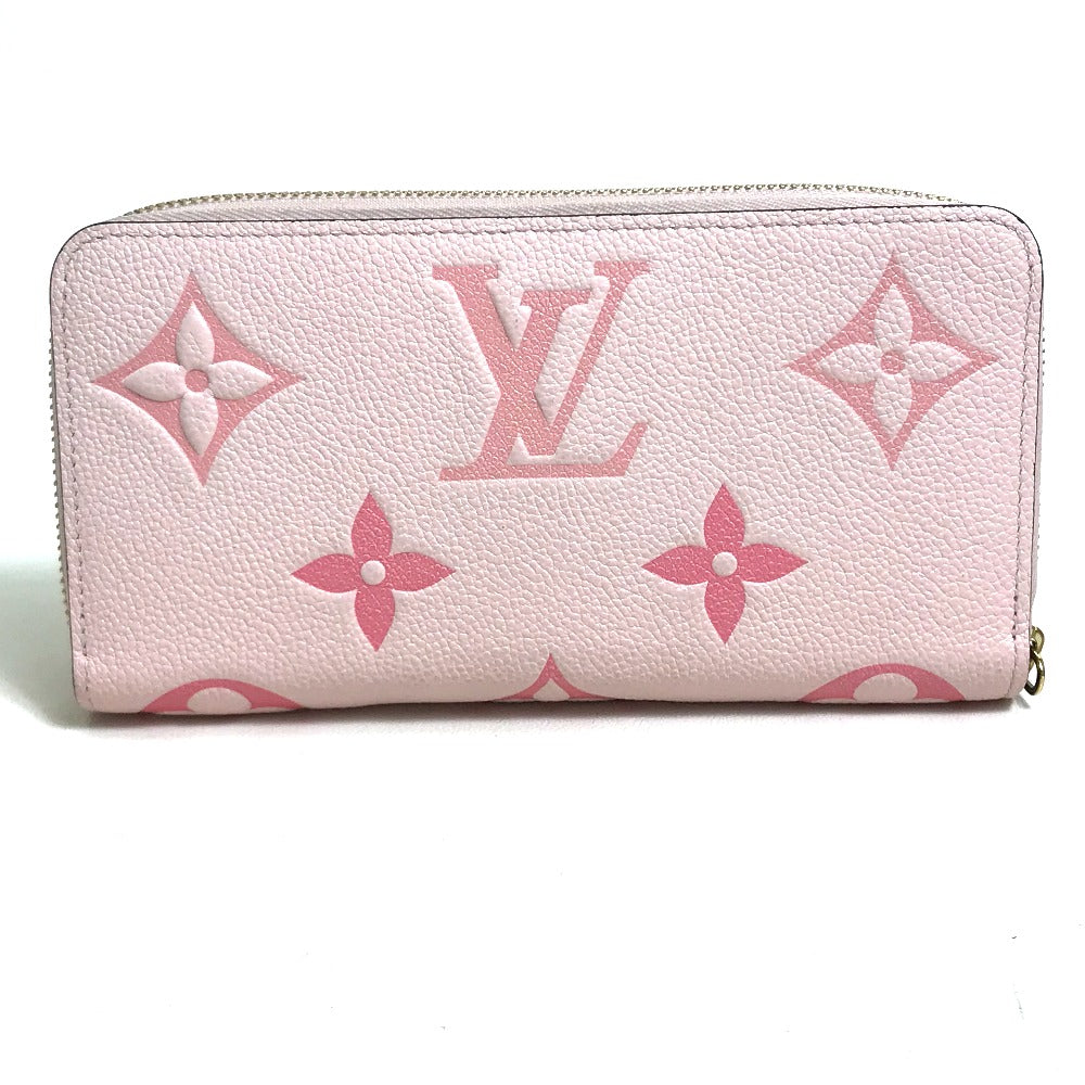 Louis Vuitton Long Purse M80403 Ann Platt Monogram Leather Pink Wallet Case O 6