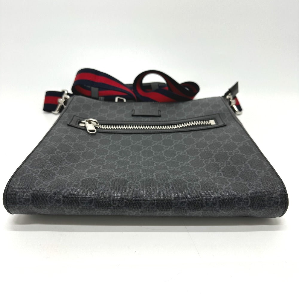 Gucci GG Supreme GG Messenger Canvas Black Shoulder Bag