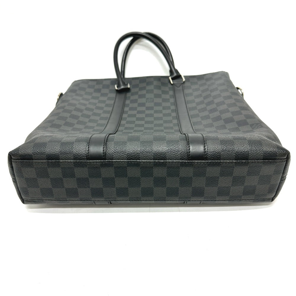 Louis Vuitton N40000 Damier Grafitto Damier Grafitte Canvas Black Tote Bag