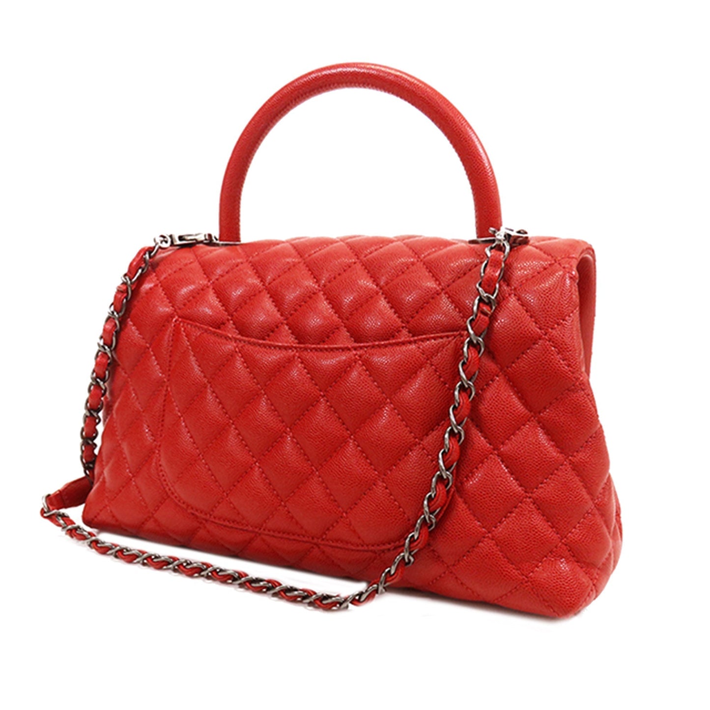 CHANEL Small Caviar Coco Handle Bag