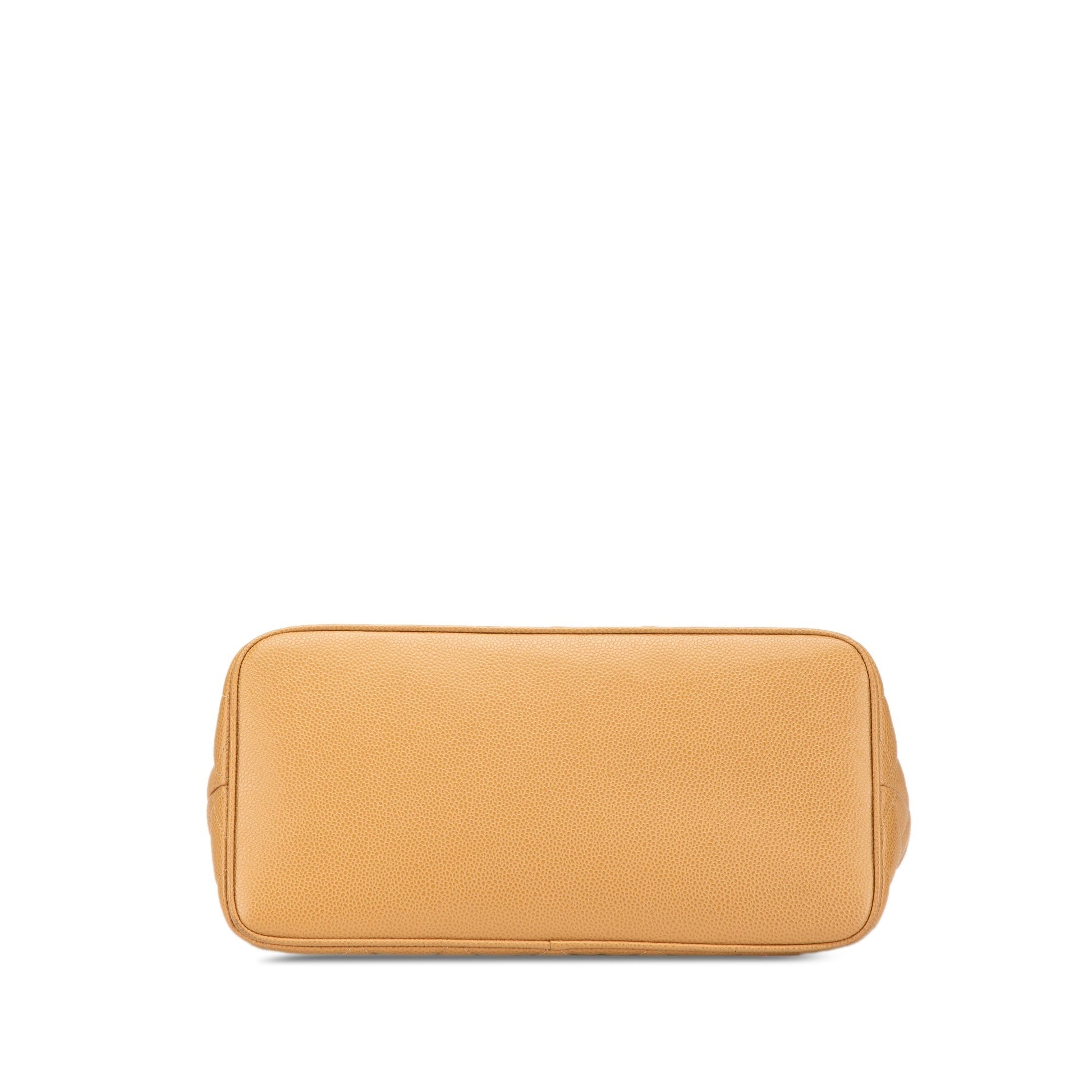 Yellow Chanel Caviar Medallion Tote