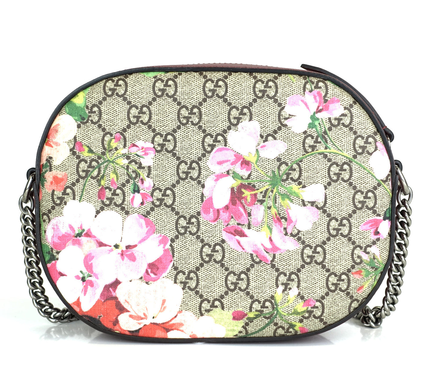Gucci Blooms Coated Crossbody Bag Canvas Monogram