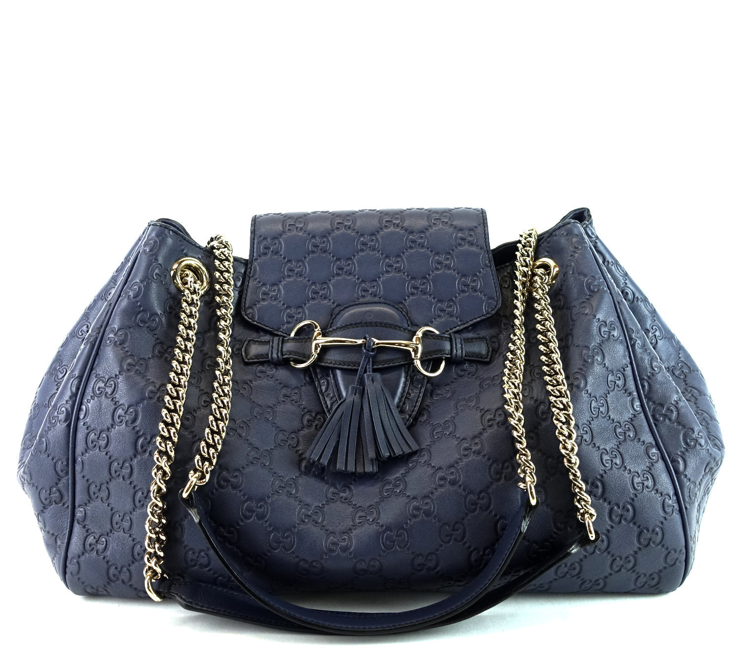 Gucci Emily ssima Bag Leather Large Travel Bag